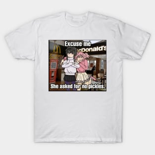 Madoka Magica "She asked for no pickles!" T-Shirt